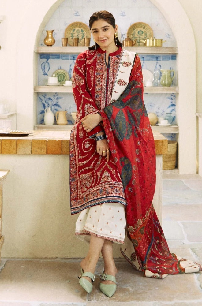 Qalamkar Embroidered Lawn Summer Collection QF -02